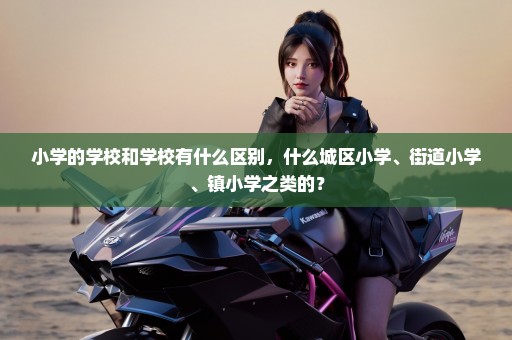 小学的学校和学校有什么区别，什么城区小学、街道小学、镇小学之类的？