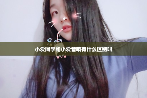 小爱同学和小爱音响有什么区别吗