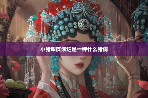 小猪眼皮溃烂是一种什么猪病