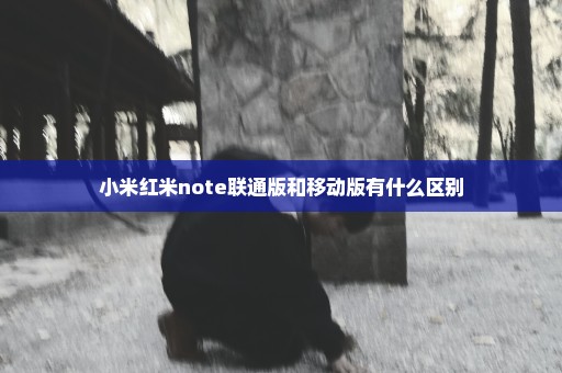 小米红米note联通版和移动版有什么区别
