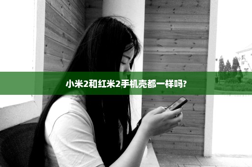 小米2和红米2手机壳都一样吗?