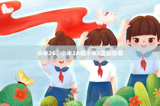 小米2S、小米2A和小米2区别在哪