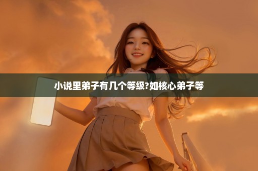 小说里弟子有几个等级?如核心弟子等