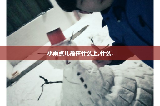 小雨点儿落在什么上,什么.