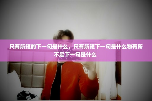 尺有所短的下一句是什么，尺有所短下一句是什么物有所不足下一句是什么 