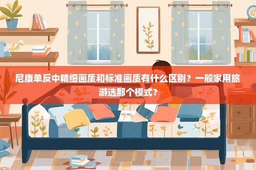 尼康单反中精细画质和标准画质有什么区别？一般家用旅游选那个模式？
