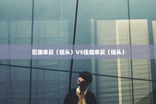 尼康单反（镜头）VS佳能单反（镜头）