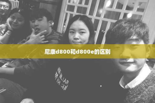 尼康d800和d800e的区别