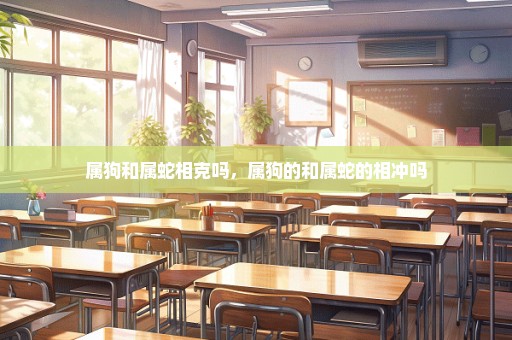 属狗和属蛇相克吗，属狗的和属蛇的相冲吗