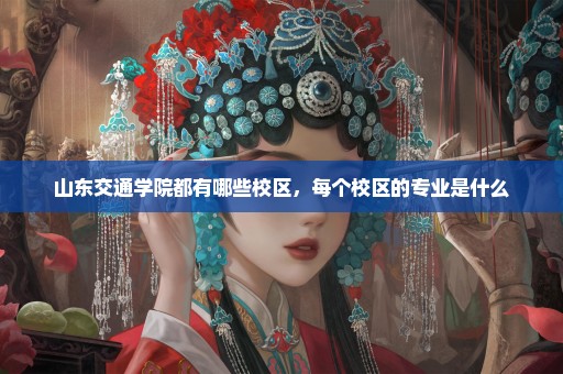 山东交通学院都有哪些校区，每个校区的专业是什么