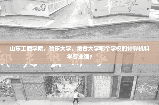 山东工商学院，鲁东大学，烟台大学哪个学校的计算机科学专业强？
