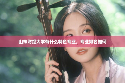 山东财经大学有什么特色专业，专业排名如何
