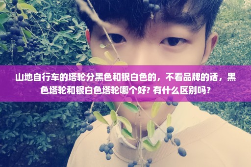 山地自行车的塔轮分黑色和银白色的，不看品牌的话，黑色塔轮和银白色塔轮哪个好? 有什么区别吗？