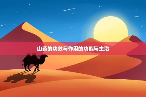 山药的功效与作用的功能与主治