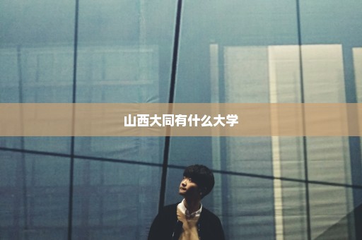 山西大同有什么大学