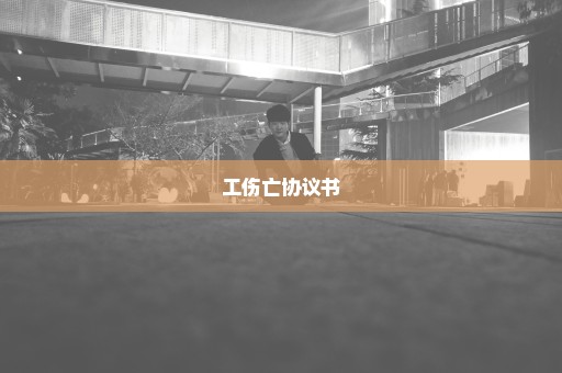 工伤亡协议书
