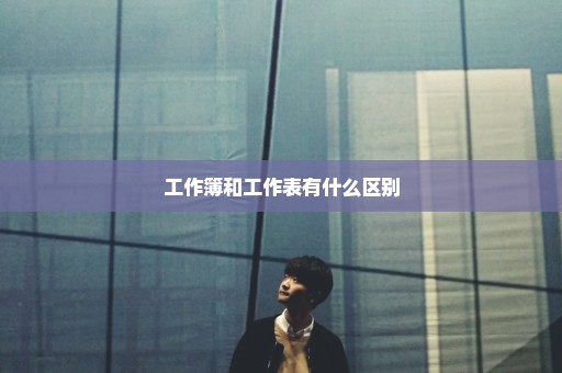 工作簿和工作表有什么区别