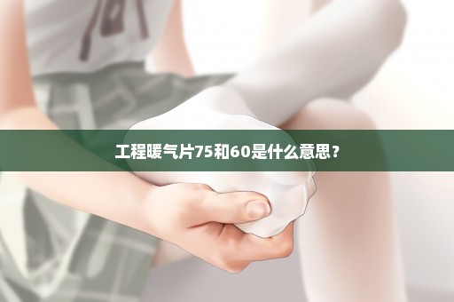 工程暖气片75和60是什么意思？