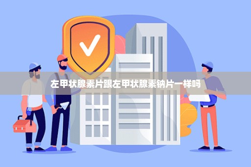 左甲状腺素片跟左甲状腺素钠片一样吗