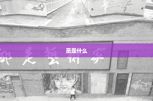 巫是什么