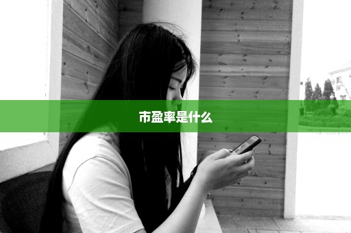 市盈率是什么