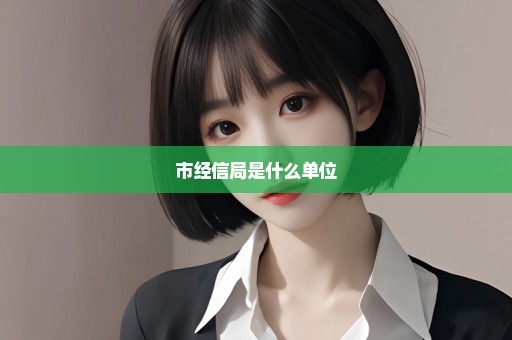 市经信局是什么单位