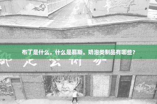 布丁是什么。什么是慕斯。奶泡类制品有哪些？