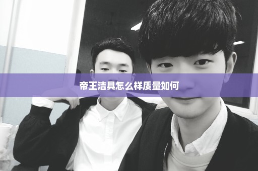 帝王洁具怎么样质量如何