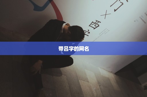带吕字的网名