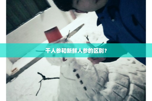 干人参和新鲜人参的区别？