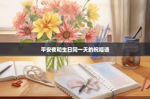 平安夜和生日同一天的祝福语