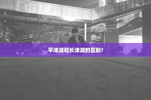 平津湖和长津湖的区别?