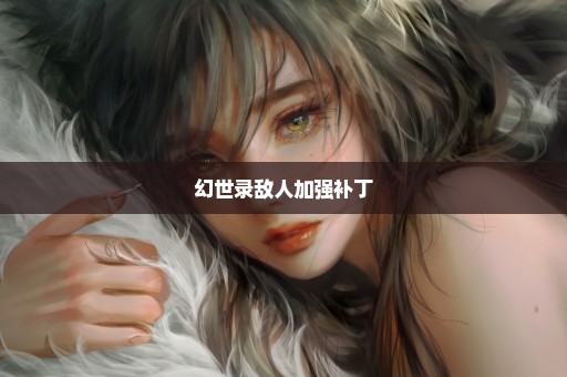 幻世录敌人加强补丁