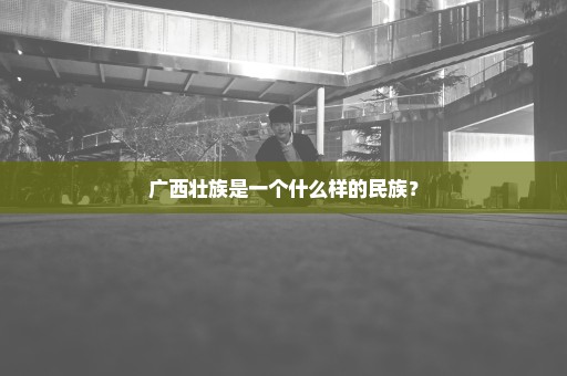 广西壮族是一个什么样的民族？