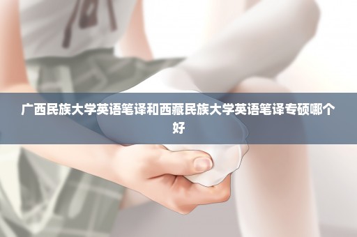 广西民族大学英语笔译和西藏民族大学英语笔译专硕哪个好
