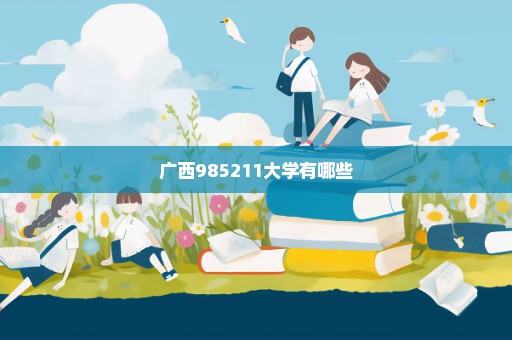 广西985211大学有哪些