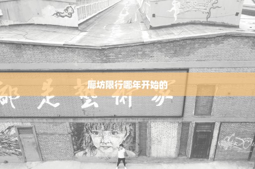 廊坊限行哪年开始的
