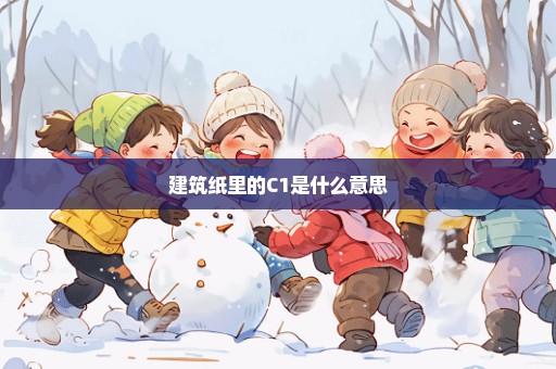 建筑纸里的C1是什么意思