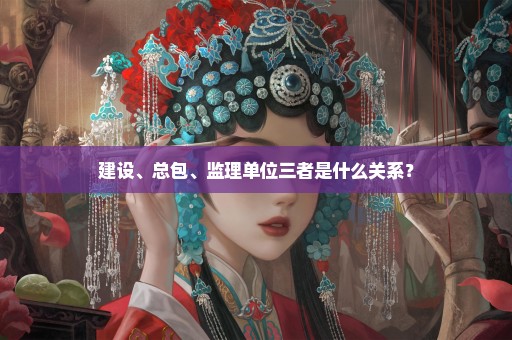建设、总包、监理单位三者是什么关系？