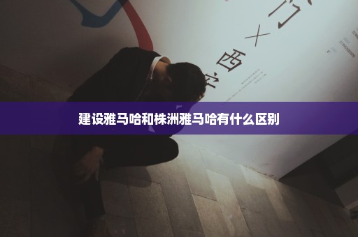 建设雅马哈和株洲雅马哈有什么区别