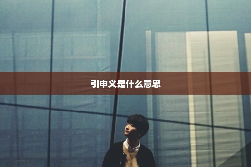 引申义是什么意思