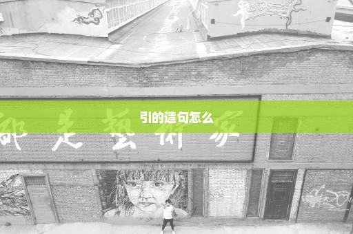 引的造句怎么