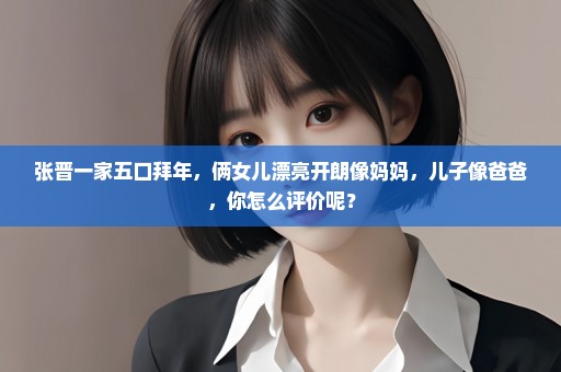 张晋一家五口拜年，俩女儿漂亮开朗像妈妈，儿子像爸爸，你怎么评价呢？