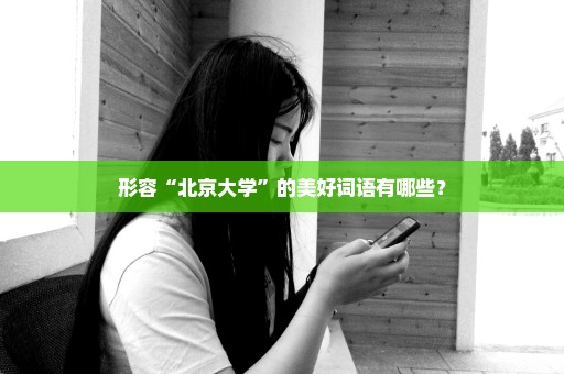 形容“北京大学”的美好词语有哪些？