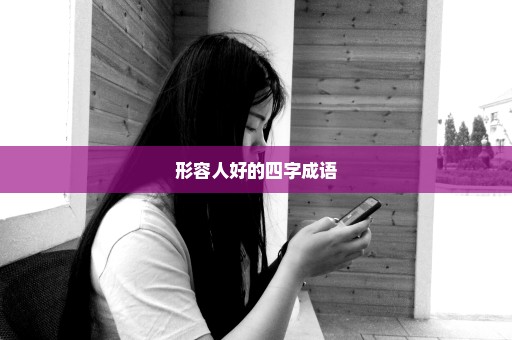 形容人好的四字成语