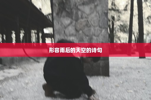 形容雨后的天空的诗句