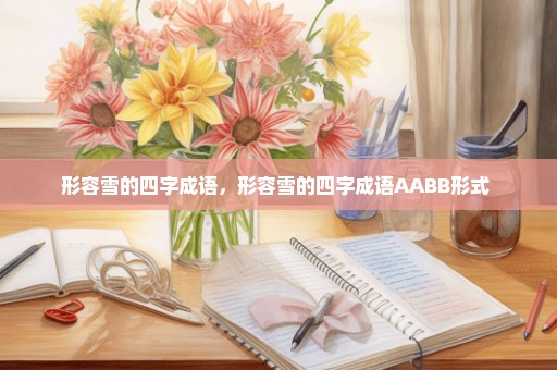 形容雪的四字成语，形容雪的四字成语AABB形式 