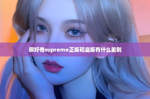 很好奇supreme正版和盗版有什么差别