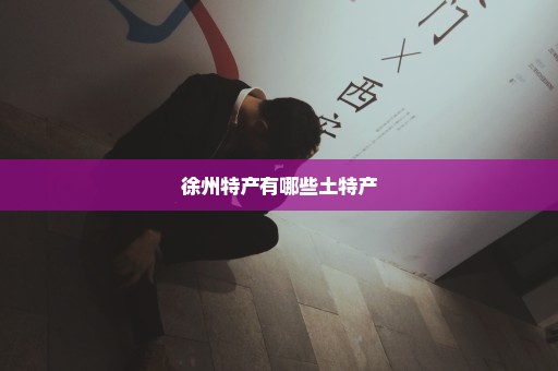 徐州特产有哪些土特产