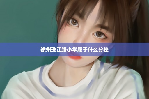 徐州珠江路小学属于什么分校